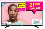 Hisense 32" HD Digital TV HE32M2165HTS