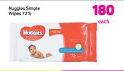 Huggies Simple Wipes-72's Each