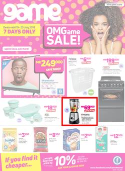 Game Malawi : OMGame Sale! (19 July - 25 July 2018), page 1