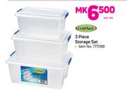 Cenplast 3 Piece Storage Set-Per Set
