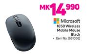 Microsoft 1850 Wireless Mobile Mouse Black