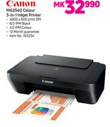 Canon MG2540 Colour 3-In-1 Inkjet Printer