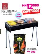 Out & About Large Mild Steel Braai