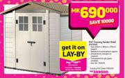 PVC Tuscany Garden Shed EV200