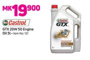 Castrol GTX 20W 50 Engine Oil-5Ltr