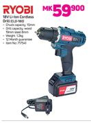 Ryobi 18V Li-Ion Cordless Drill CLD-180