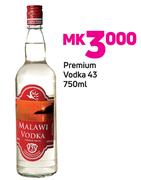 Premium Vodka 43-750ml