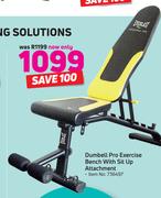 Everlast Dumbell Pro Exercise Bench With Sit Up Attachment