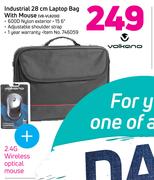 Volkano Industrial 28cm Laptop Bag With Mouse VB-VLB200