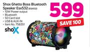 Shox Ghetto Boss Bluetooth Speaker ESX532 
