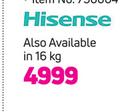 Hisense  16Kg Top Load Washing Machine