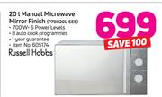 Russell Hobbs 20Ltr Manual Microwave (Mirror Finish) P70H20L-SES