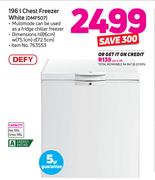 Defy 196Ltr Chest Freezer (White) DMF507