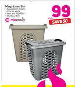 Miss Molly Mega Linen Bin-Each