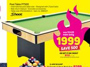 Shoot Pool Table PT500