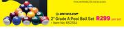 Dunlop 2" Grade A Pool Ball Set-Per Set