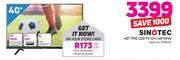 Sinotec 40” LED TV STL-40F1A11A