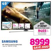 Samsung 49” UHD Curved TV 49MU7351