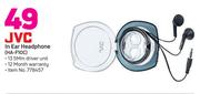 JVC In Ear Headphone HA-F10C