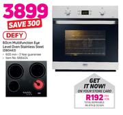 Defy 60cm Multifunction Eye Level Oven Stainless Steel DBO463