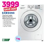 Samsung 7kg Front Loader Washing Machine White WW70J42631W F