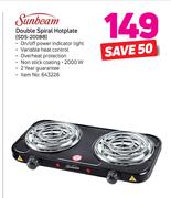 Sunbeam Double Spiral Hotplate SDS-200BB