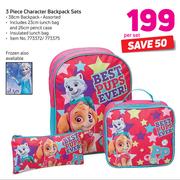 3 Piece Character Backpack Set-Per Set