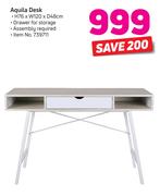 Aquila Desk H76 x W120 x D48cm
