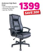 Anderson High Back Chair