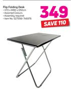 Flip Folding Desk H72 x W80 x D50cm