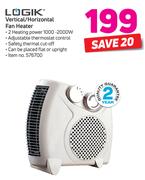 Logik Vertical/Horizontal Fan Heater