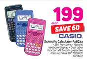 Casio Scientific Calculator Fx82za-Each