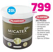 Plascon Micatex-20Ltr Each