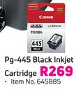 Canon Pg-445 Black Inkjet Cartridge