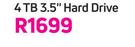 Seagate 4TB 3.5" Hard Drive 