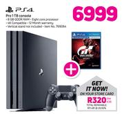 PS4 Pro 1TB Console + Game Title