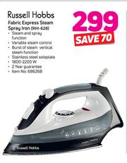 Russell hobbs fabric xpress iron sale