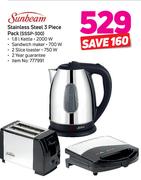 Sunbeam Stainless Steel 3 Piece Pack SSSP-300