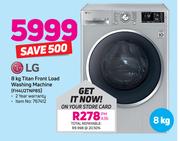 LG 8kg Titan Front Load Washing Machine FH4U2TNP8S