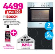 Bosch 2 Piece Cooking Set With Free Weiman 2 In 1 Glass Top Stove Cleaner