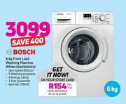 Bosch 6kg Front Load Washing Machine White WAB16061ZA