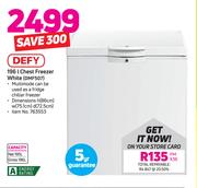 Defy 196ltr Chest Freezer White DMF507