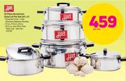 Hart 10 Piece Aluminium Solid Lid Pot Set SET-J7-Per Set
