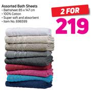 Assorted Bath Sheets-For 2
