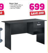 Gibson Desk-H75 x W120 x D60cm