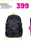 Clarence 40Ltr Black Backpack