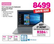 Lenovo 15.6" Intel Core i5-7200U(H) Notebook IP320