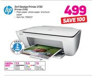 HP 3 In 1 Deskjet Printer 2130
