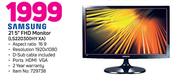 Samsung 21.5" FHD Monitor LS22D300HY XA