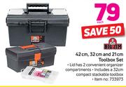 Big Jim 42cm, 32cm & 21cm Toolbox Set-Each